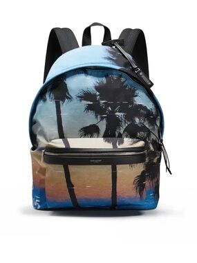‼️OPEN TO OFFERS ‼️ 
Saint Laurent Palm Tree Sunset Print Backpack